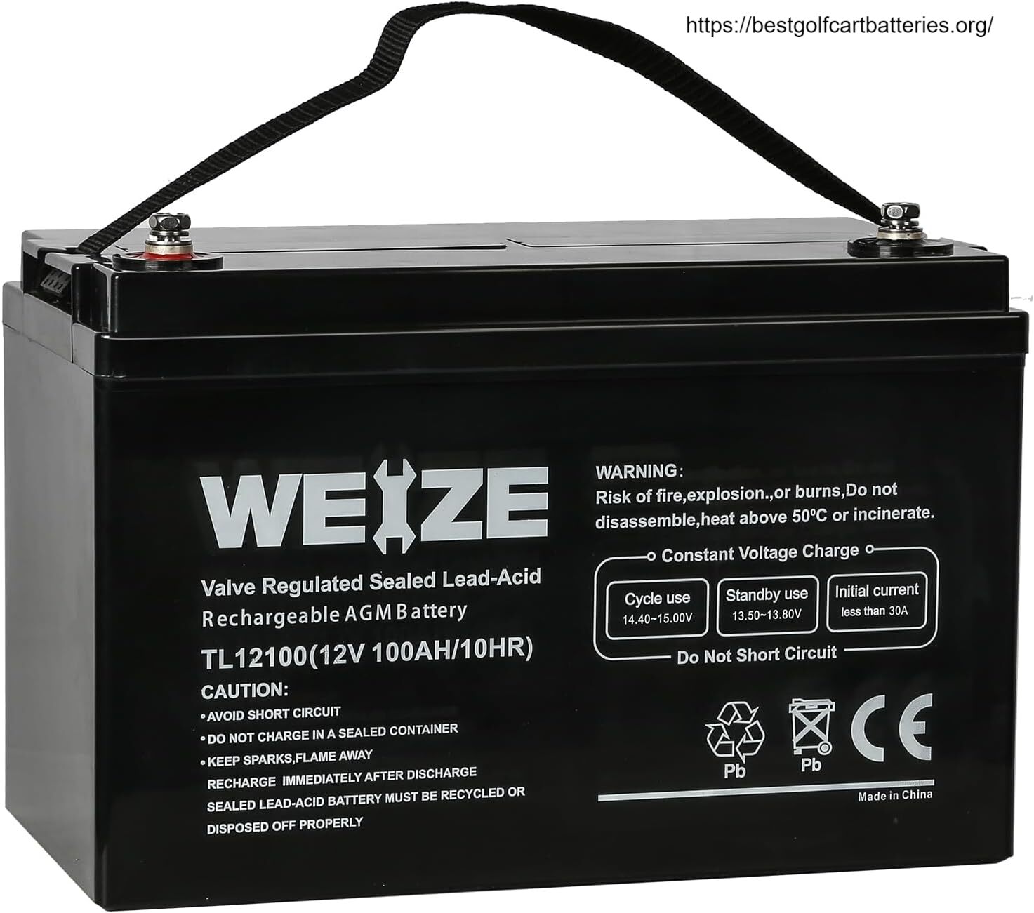 Weize best golf cart batteries